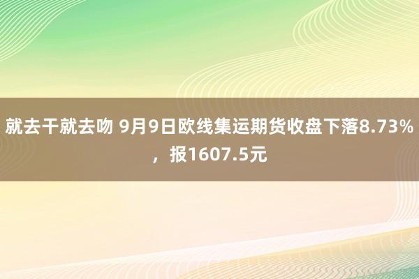 就去干就去吻 9月9日欧线集运期货收盘下落8.73%，报1607.5元