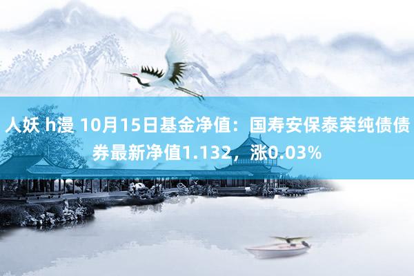 人妖 h漫 10月15日基金净值：国寿安保泰荣纯债债券最新净值1.132，涨0.03%