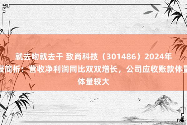 就去吻就去干 致尚科技（301486）2024年三季报简析：营收净利润同比双双增长，公司应收账款体量较大