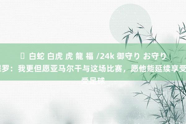 ✨白蛇 白虎 虎 龍 福 /24k 御守り お守り 德保罗：我更但愿亚马尔干与这场比赛，愿他能延续享受足球