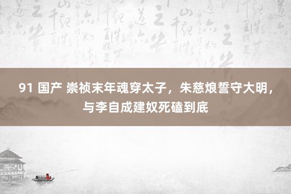 91 国产 崇祯末年魂穿太子，朱慈烺誓守大明，与李自成建奴死磕到底