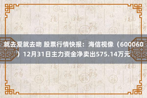 就去爱就去吻 股票行情快报：海信视像（600060）12月31日主力资金净卖出575.14万元