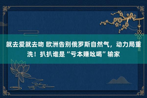 就去爱就去吻 欧洲告别俄罗斯自然气，动力局重洗！扒扒谁是“亏本赚吆喝”输家