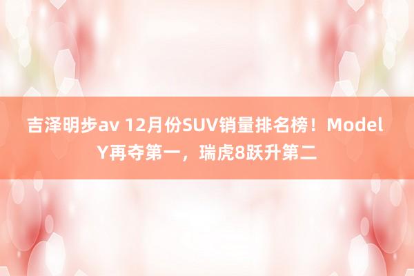 吉泽明步av 12月份SUV销量排名榜！Model Y再夺第一，瑞虎8跃升第二